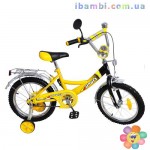 Велосипед детский 16 д P 1647 желто-черный